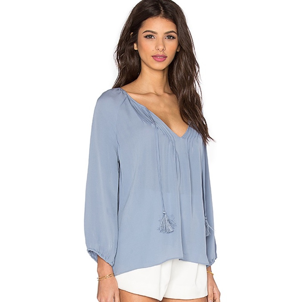 ❗️SOLD❗️Joie Georgette Silk Blouse in Daydream - Picture 2 of 8